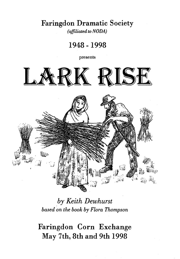 Lark Rise 1998 Faringdon Dramatic Society (FDS)